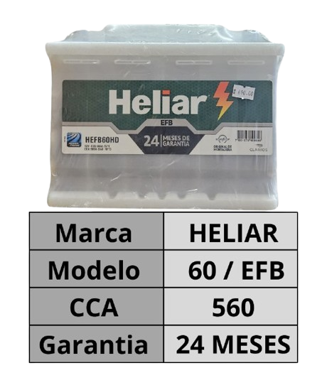 Bateria Heliar