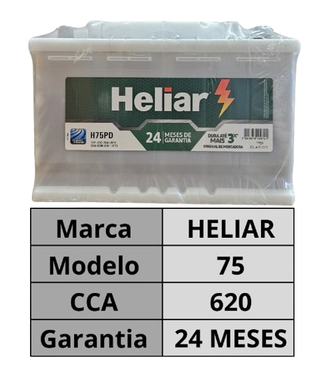 Bateria Heliar